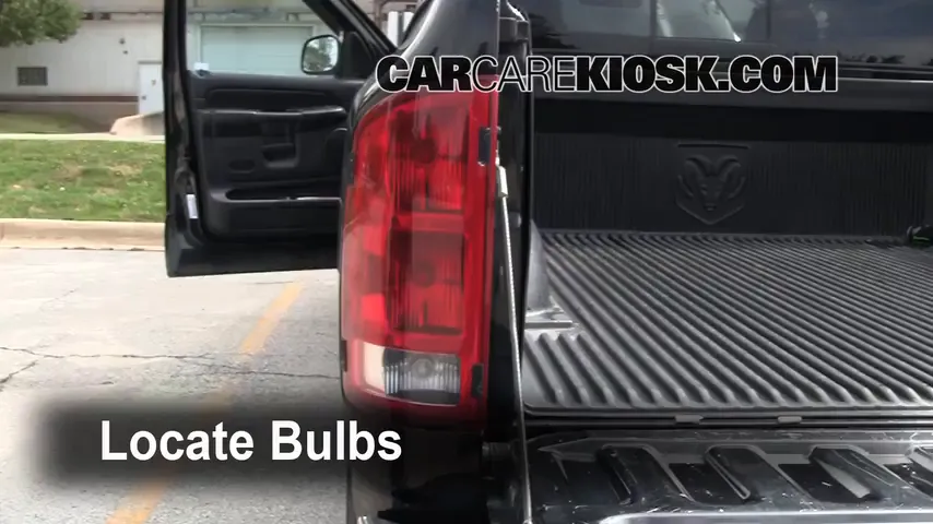 2003 Dodge Ram 2500 5.7L V8 Crew Cab Pickup (4 Door) Lights Tail Light (replace bulb)